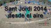 Sant Jordi 2014, vista aérea